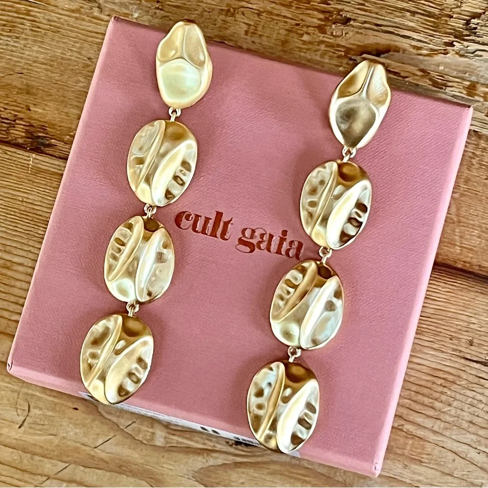 πΊπHPππΊ NWT Cult Gaia Veda Earrings - Picture 3 of 16